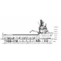 PSV, deck area 720 m2, DP2, built in 2008 in Europe  - Ships for Sale